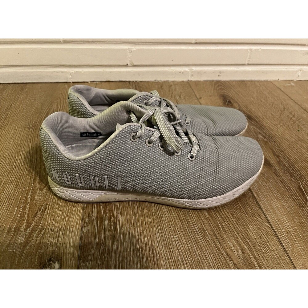 NoBull SuperFabric Crossfit Trainer Shoes Gray Sneakers Men’s 11 /Women’s 12.5